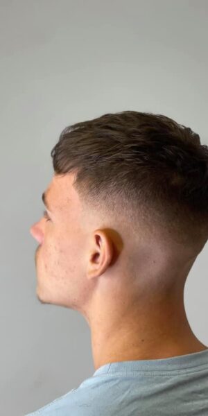 image of man's haircut